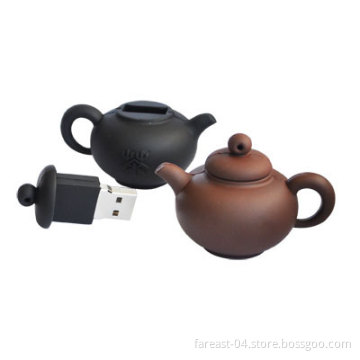 PVC Teapot Flash Memory Cartoon USB Flash Disk